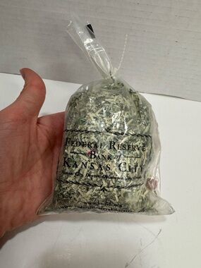 Federal Reserve "Shredded Currency" Bag from Kansas City